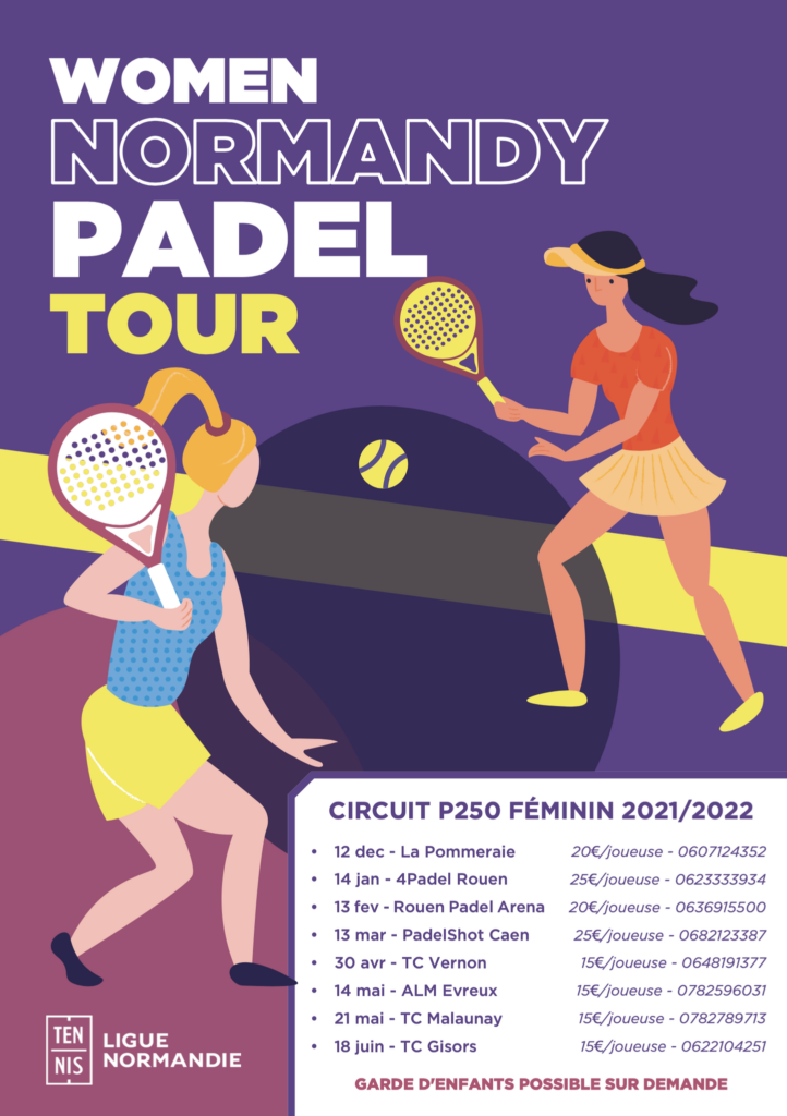 Mulheres Normandia Padel excursão