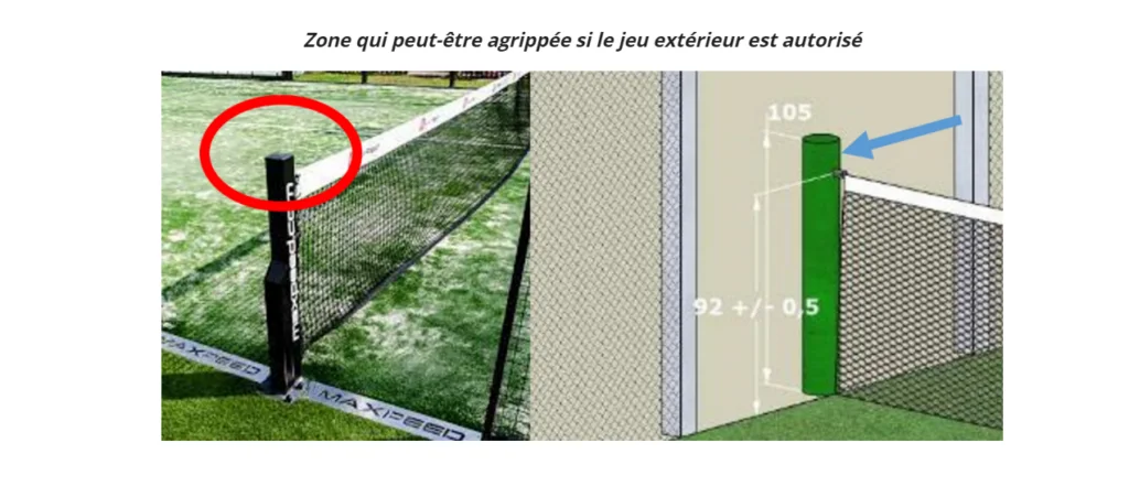 zone autorisée pour agripper padelonomics