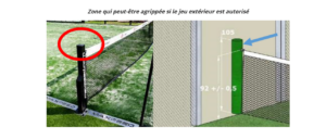 zone autorisée pour agripper padelonomics