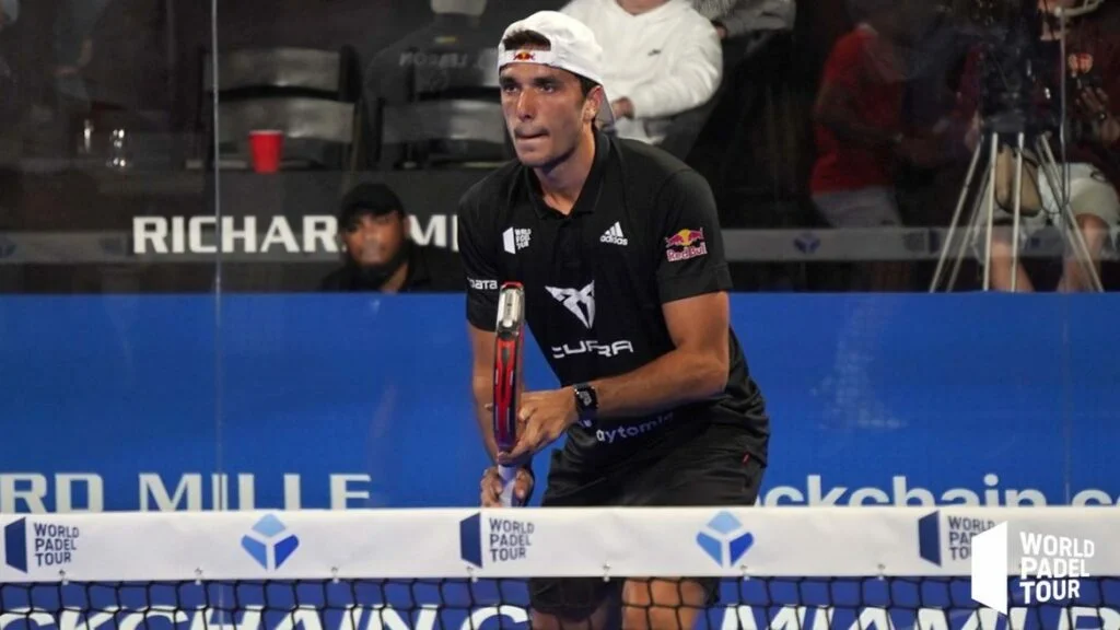 Ale Galan WPT Miami au retour de service