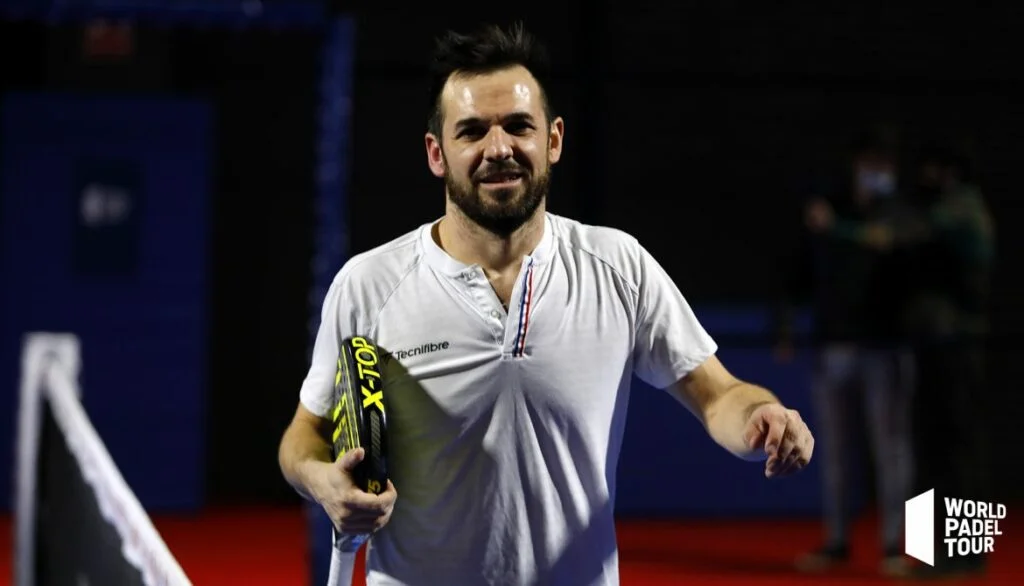 Benjamin tison miami padel open 2022 sourire