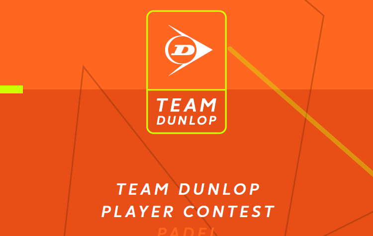 Dunlop player logo padel contest
