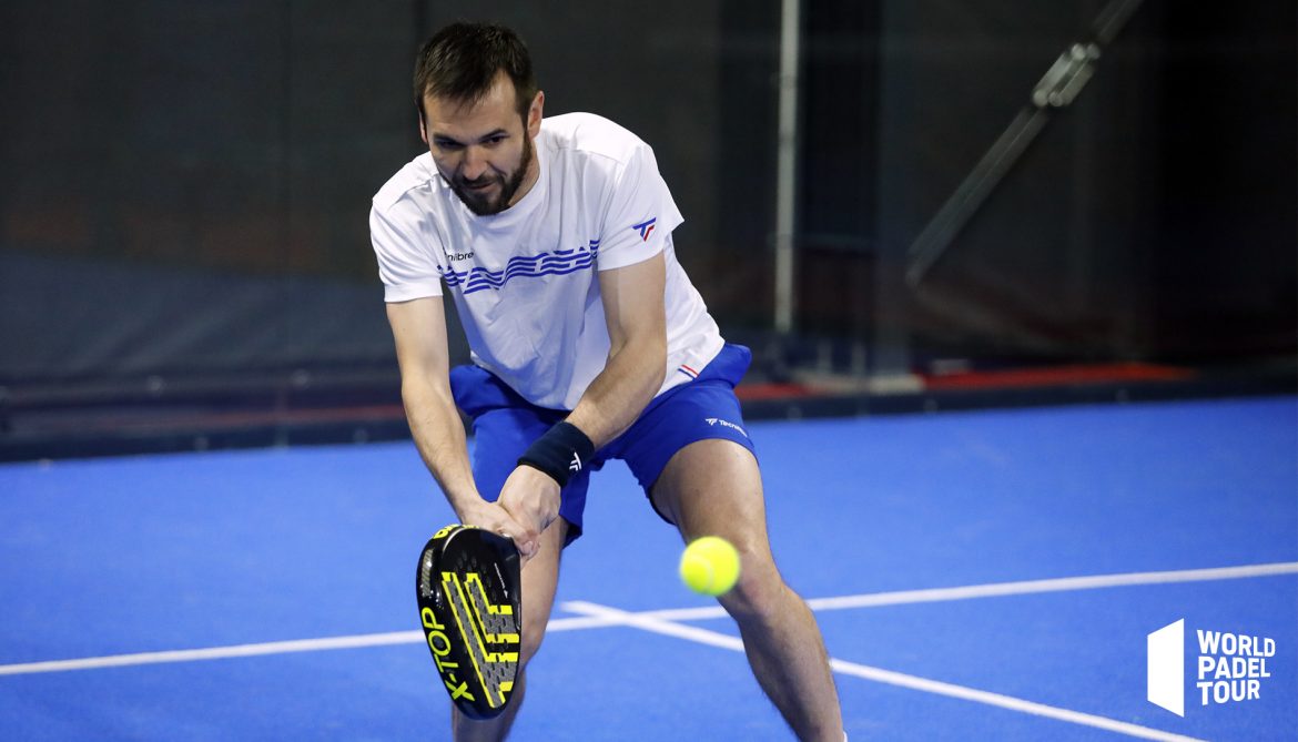 Ben Tison Rückhand 2 Hände Miami padel offene Qualifikationen