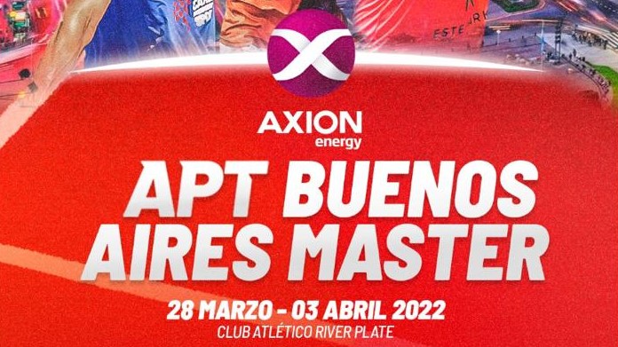 Cartell 16 9 APT Axion Master 2022 Buenos Aires
