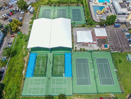 luchtfoto Complexe-martinique-Ligue-de-tennis-2022-