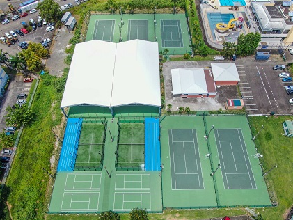 鸟瞰图 Complexe-martinique-Ligue-de-tennis-2022-