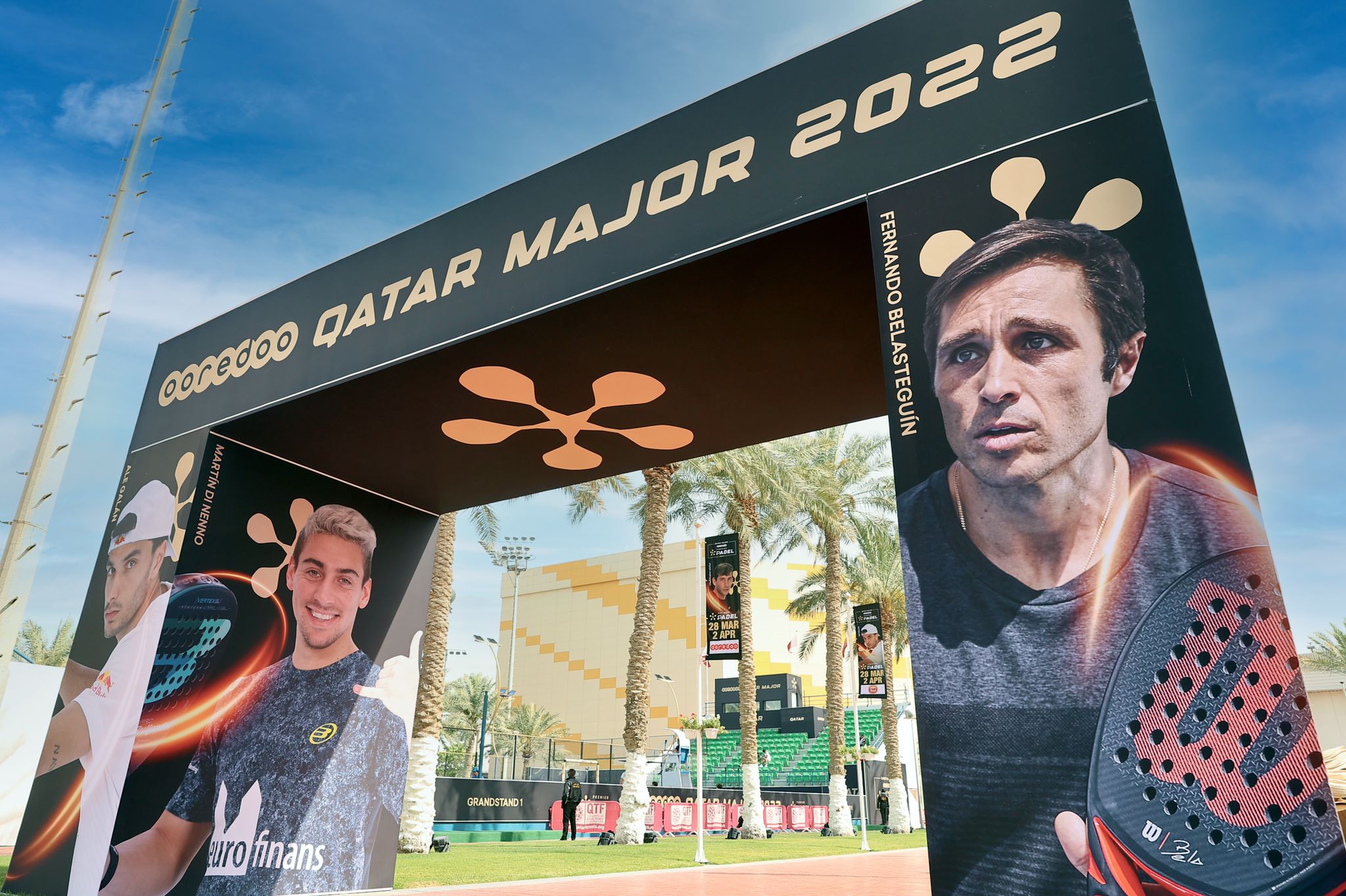 Ooredoo Qatar Major 2022 Premier Padel poster