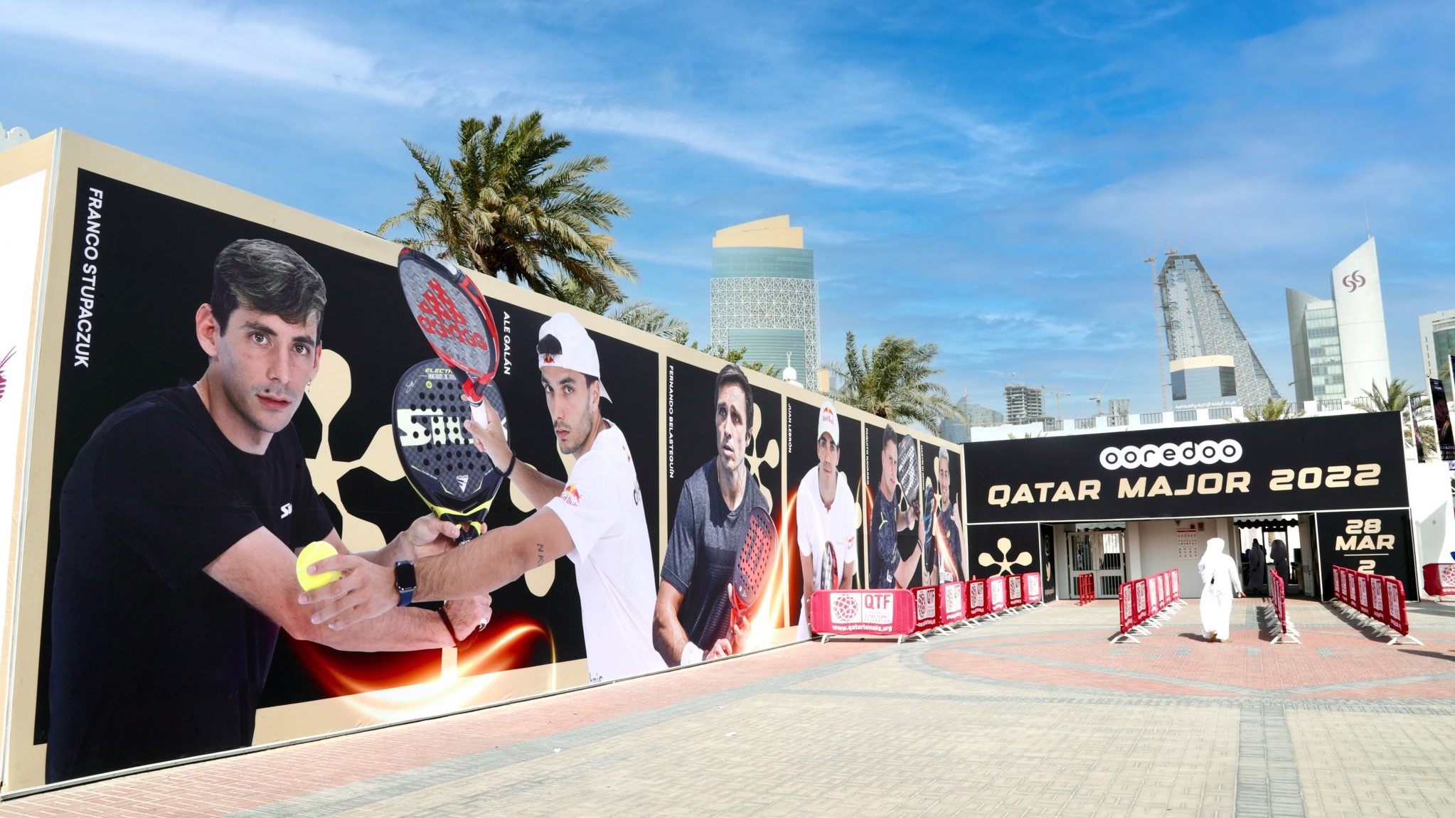 Panorama Ooredoo Katar Major 2022 premier padel
