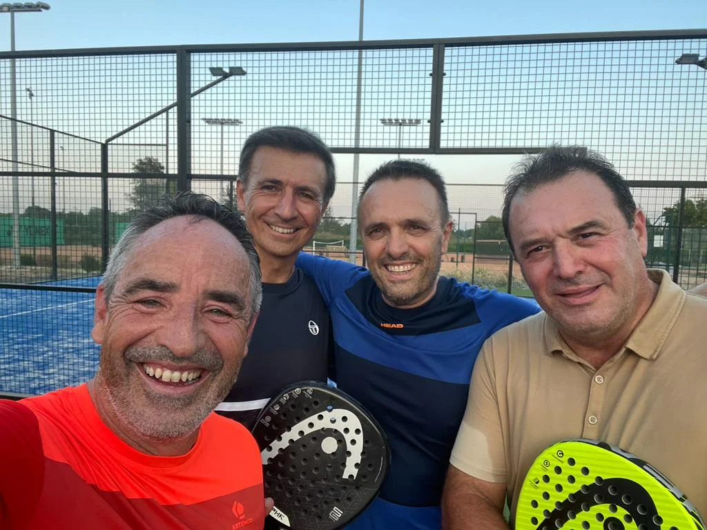 Philippe-Medori-et-ses-amis-au-padel | Padel Magazine