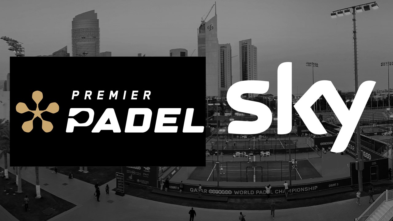 Premier Padel emitowane na Sky we Włoszech, Wielkiej Brytanii, Irlandii, Niemczech, Szwajcarii i Austrii