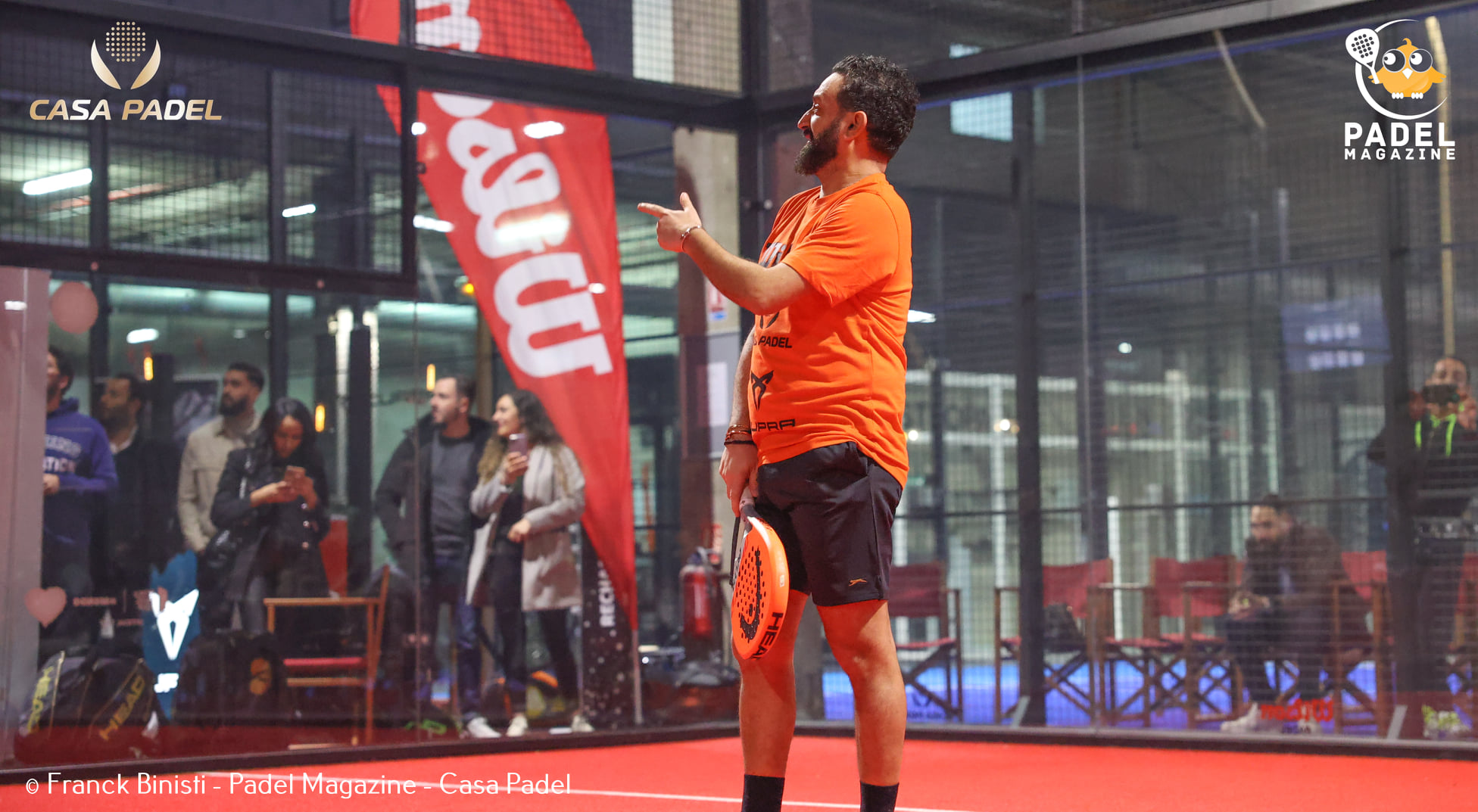 Cyril Hanouna: 276th French player in padel !