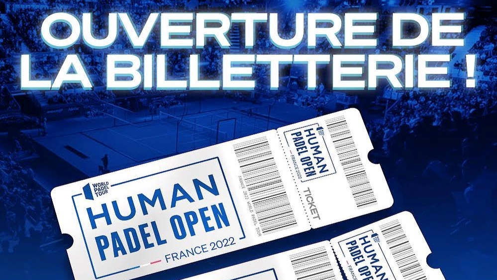 Human Padel Open: ticketing is launched