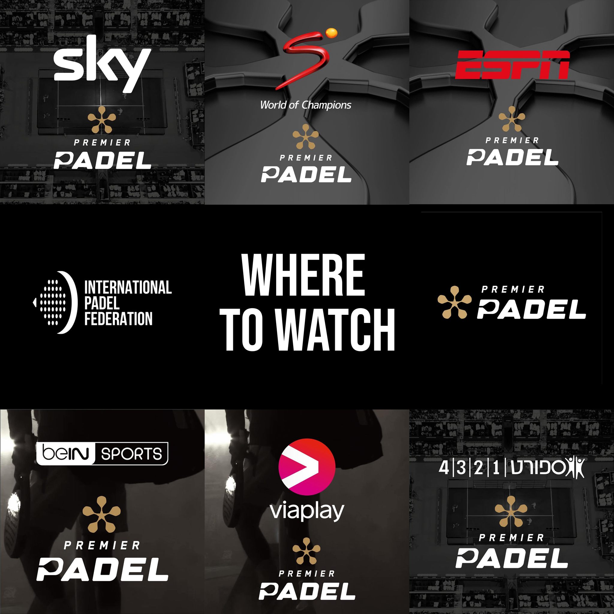 Where to watch the Italy Major live Premier Padel 2022?