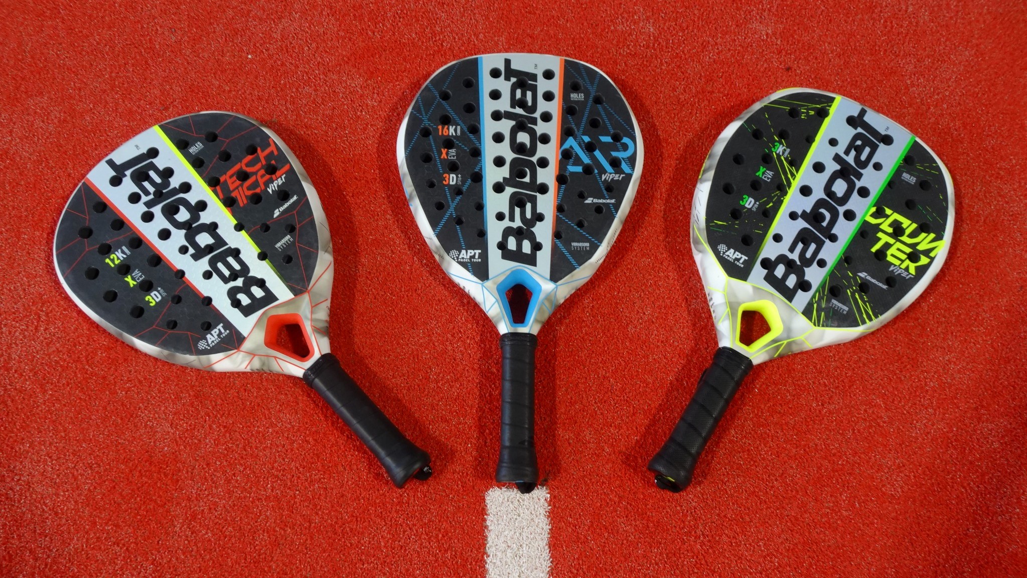 Babolat presents the official palas of the APT Padel Tour