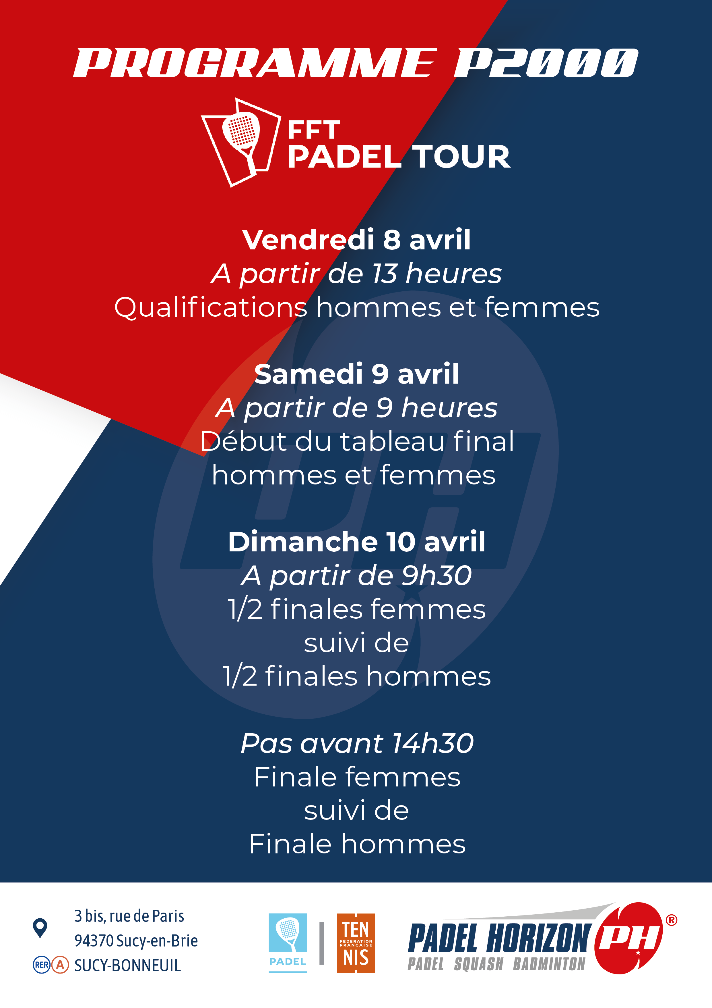 fft padel tour padel 地平线2022