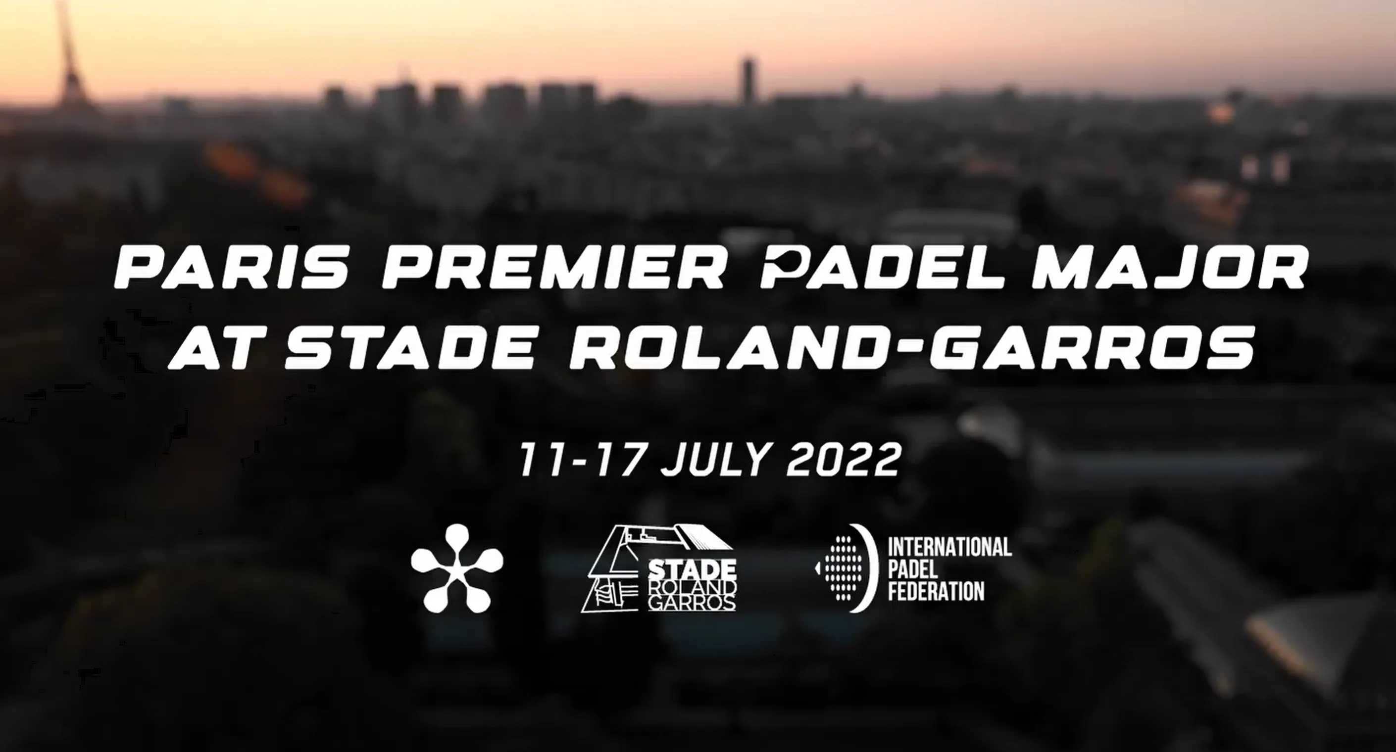 例外的： Paris Premier Padel Major 11年17月2022日からXNUMX日までローランドギャロススタジアムで