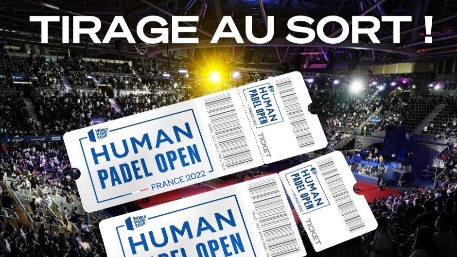 Gagnez des places pour le WPT Human Padel Open 2022