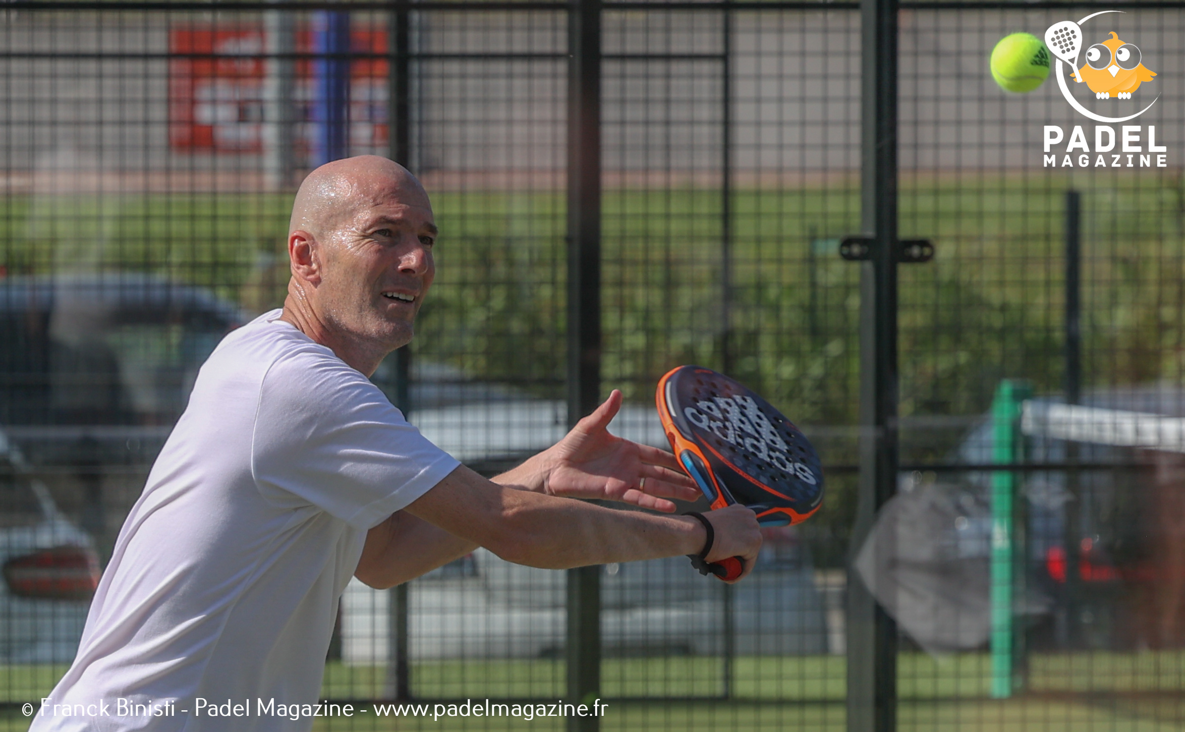 Zidane: “The padel is developing at high speed in France”
