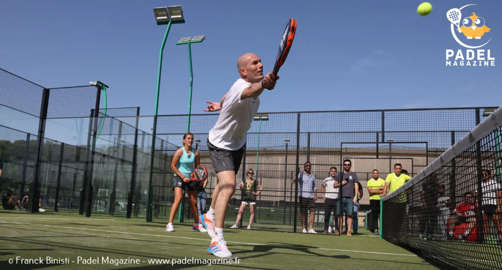 Volée padel zidane
