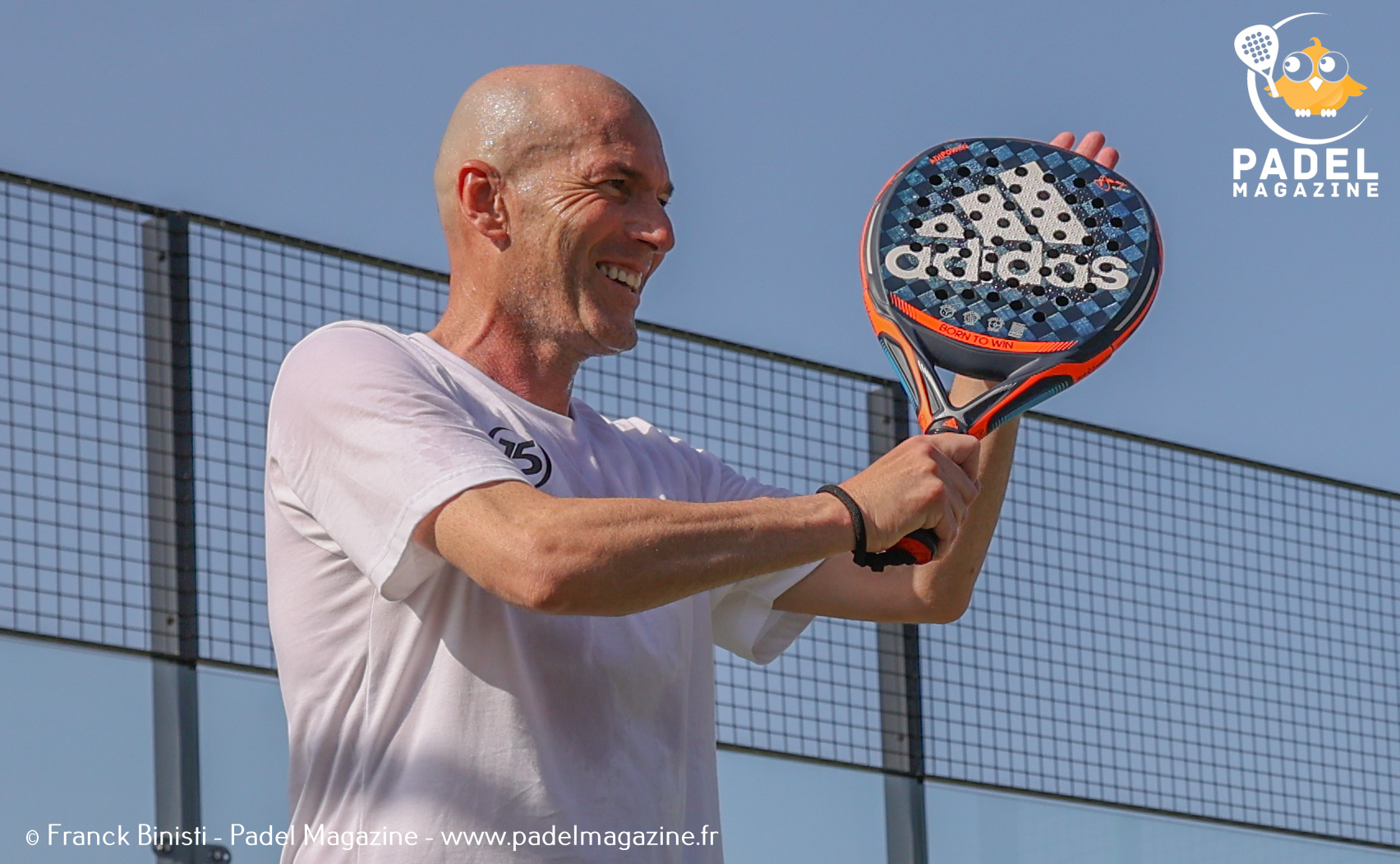Zinedine Zidane: “At the padel we can play with everyone”