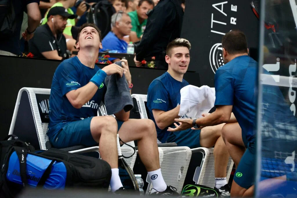 Navarro Di Nenno interruption Italy Major Premier Padel