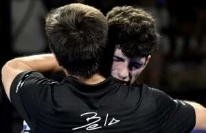 Bela Coello embrassade premier padel italy major 2022