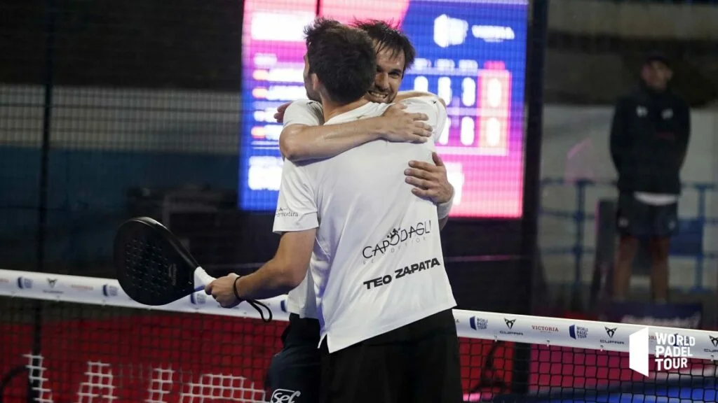 Benjamin Tison Teo Zapata embrassade Marbella 2022 | Padel Magazine Benjamin Tison Teo Zapata embrassade Marbella 2022