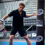Fernando Belasteguin Rückhand-Volleyball Italien Major Premier Padel 2022