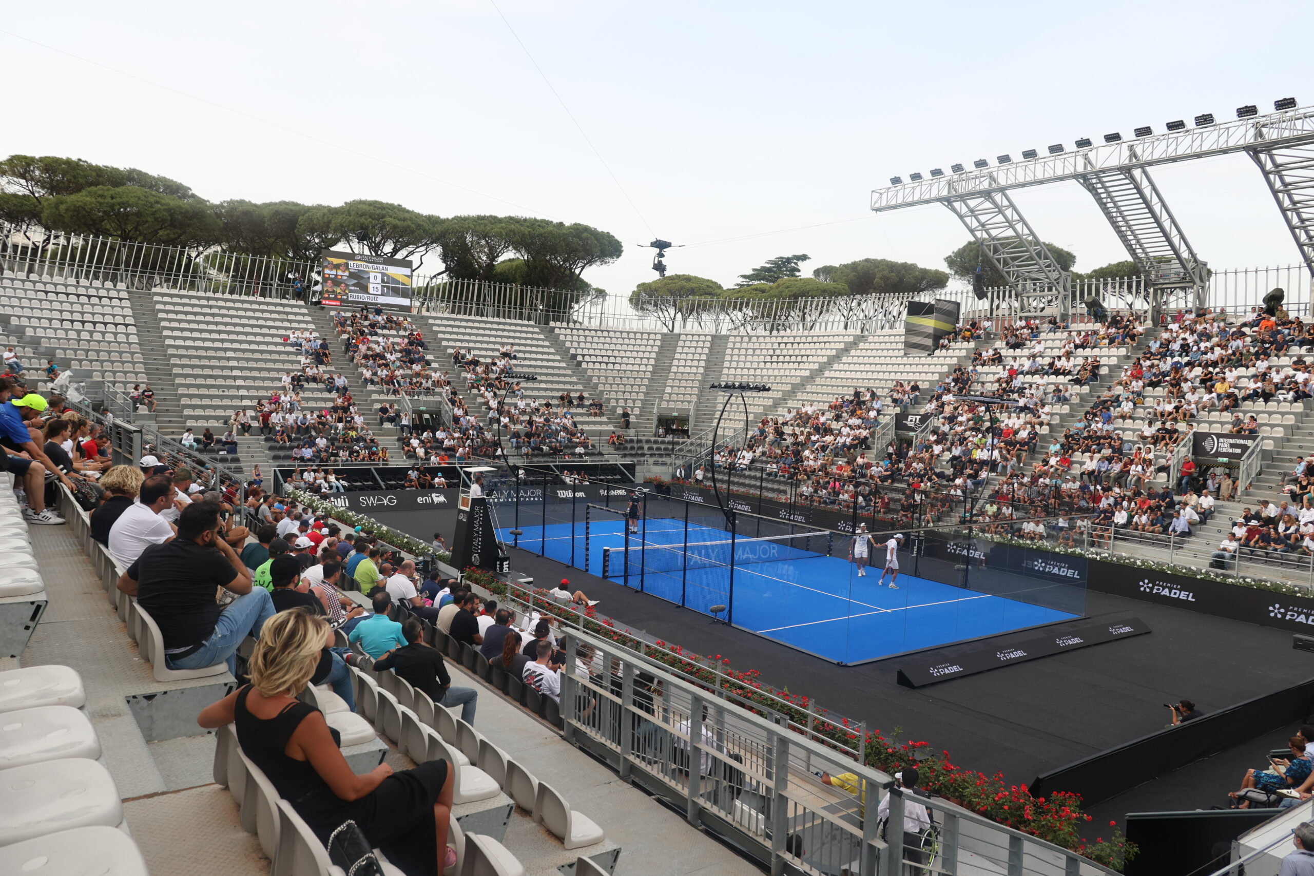 GS Arena (center court) Italy Major Premier Padel