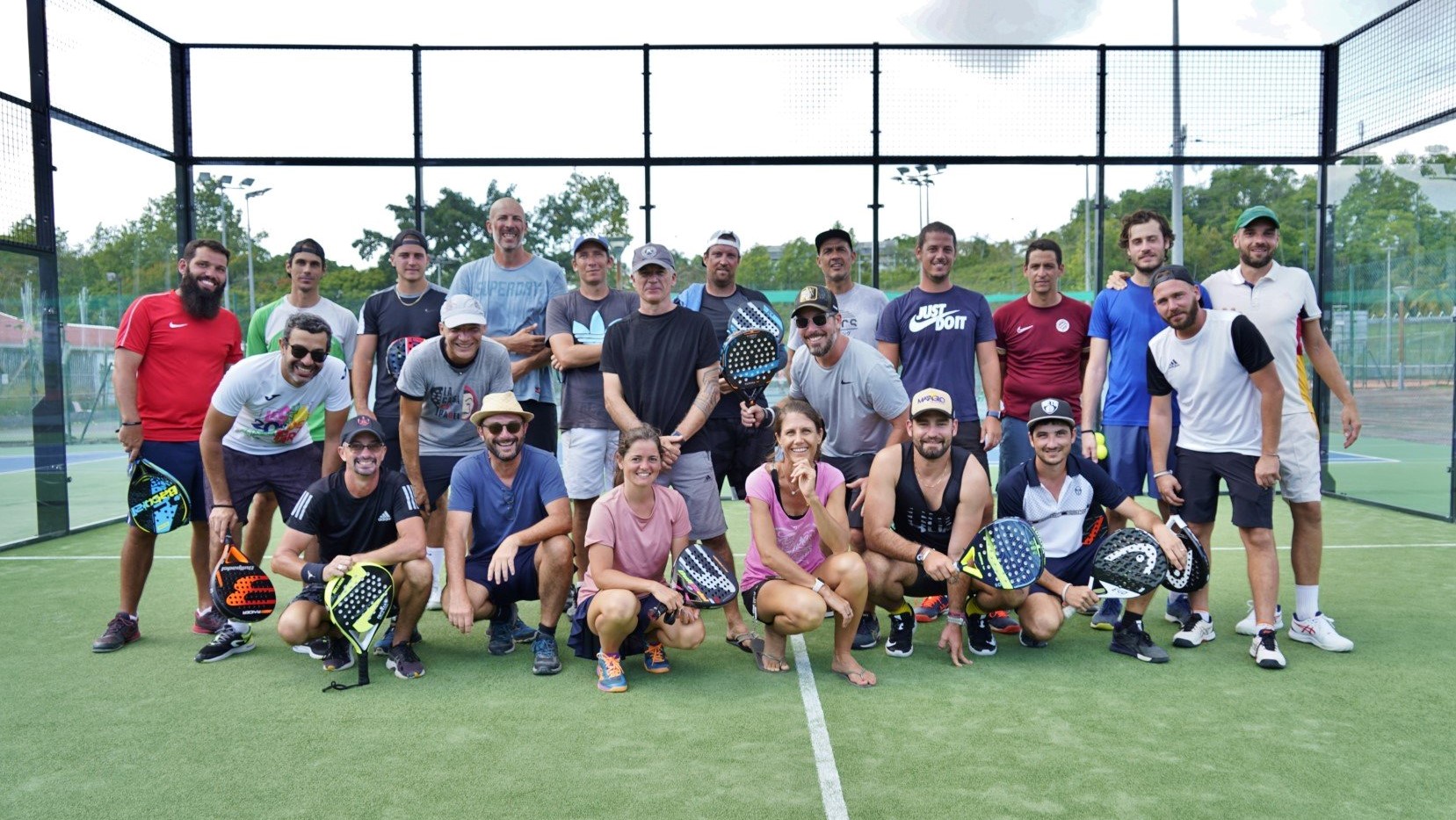 The first tournament of padel from Guadeloupe to Llopet/Perez