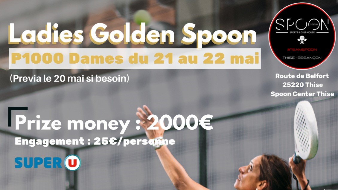 Spoon Center: a ladies P1000 this weekend