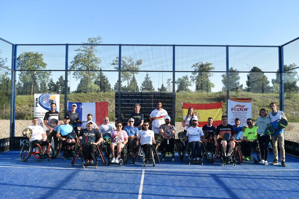 Kuikma acompaña un primer encuentro internacional de discapacidadpadel
