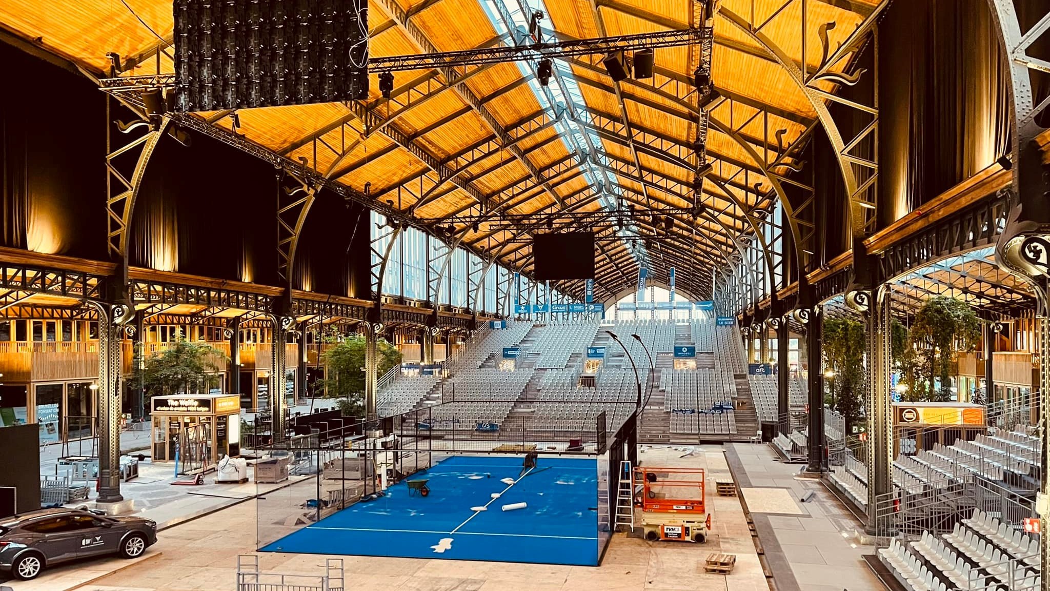 Tour&Taxis piste World Padel Tour Brussels 2022