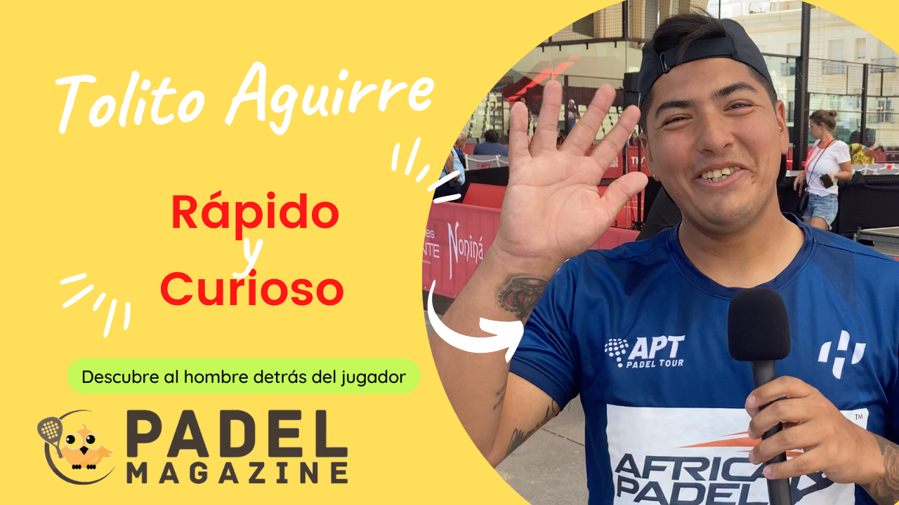 Tolito Aguirre: Snabb och nyfiken