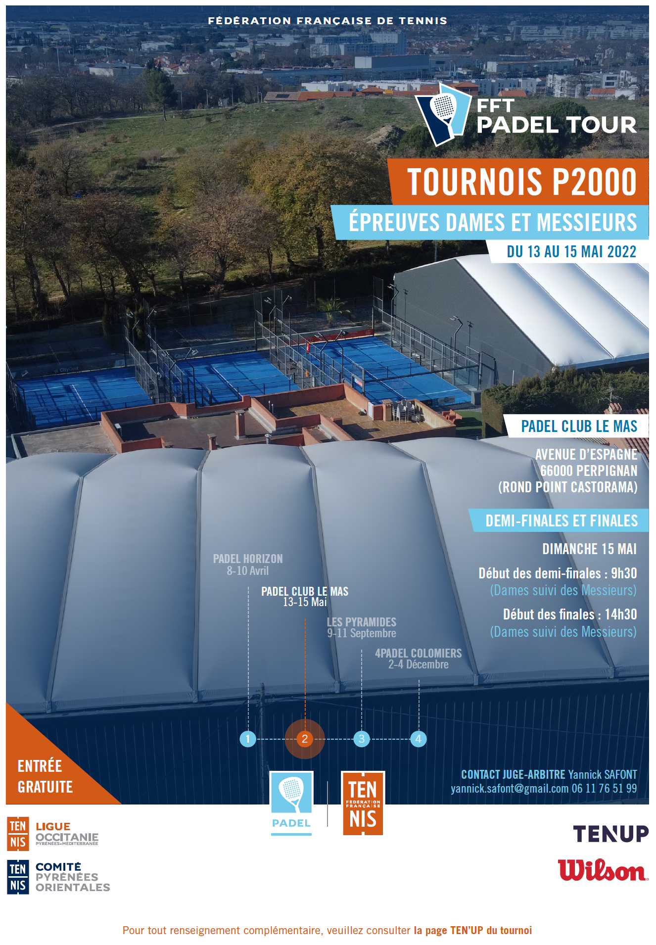 tournoi fft padel tour 佩皮尼昂2022