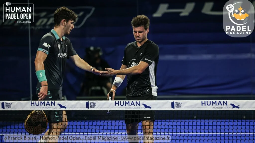 Bergeron Leygue tape main toulouse 2022 | Padel Magazine Bergeron Leygue tape main toulouse 2022