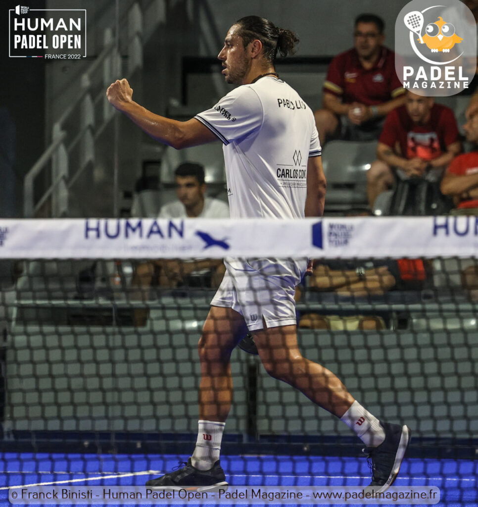 Pablo Lijo, Human Padel Open clenched fist