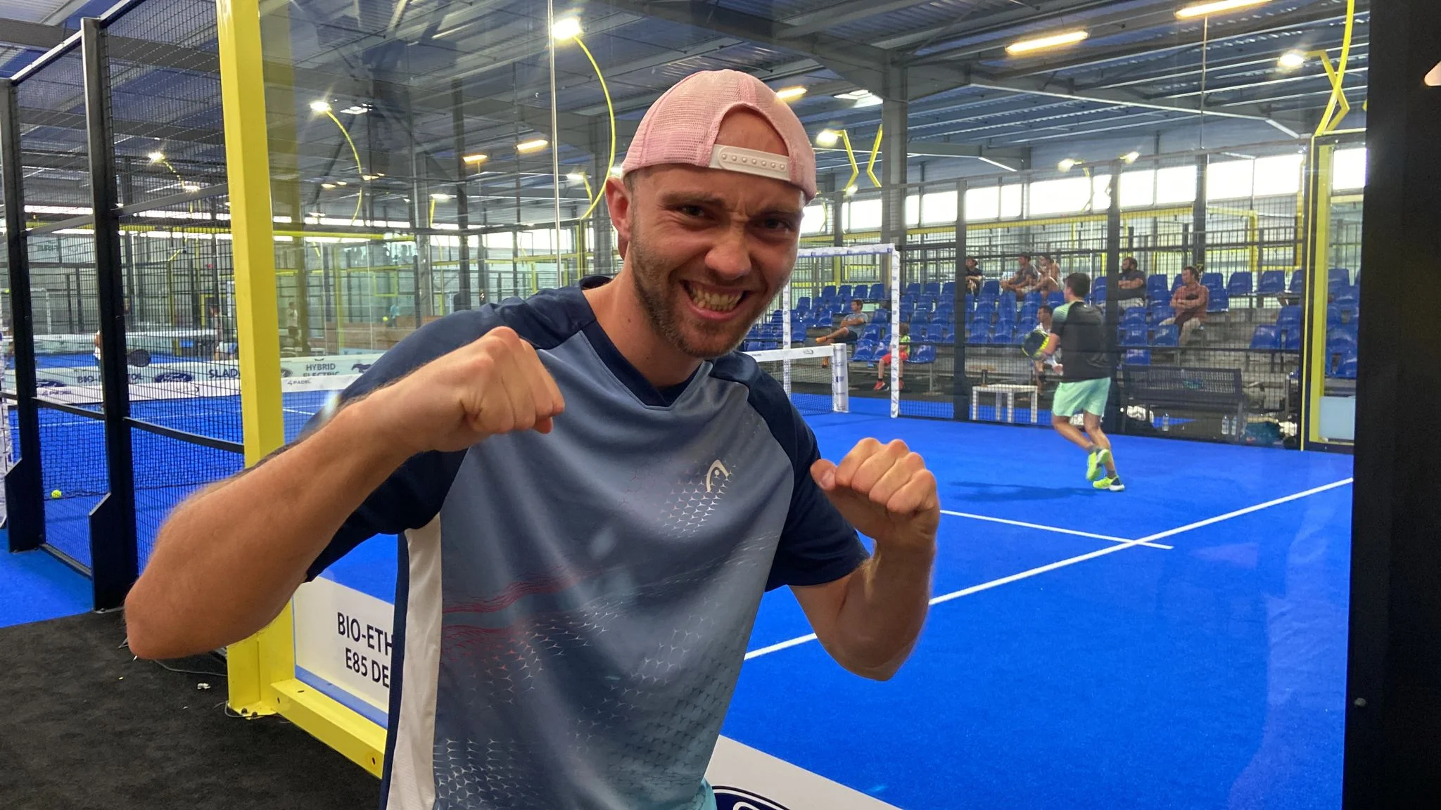 Thomas Vanbauce célébration Human Padel Open 4Padel 2022 | Padel Magazine Thomas Vanbauce célébration Human Padel Open 4Padel 2022