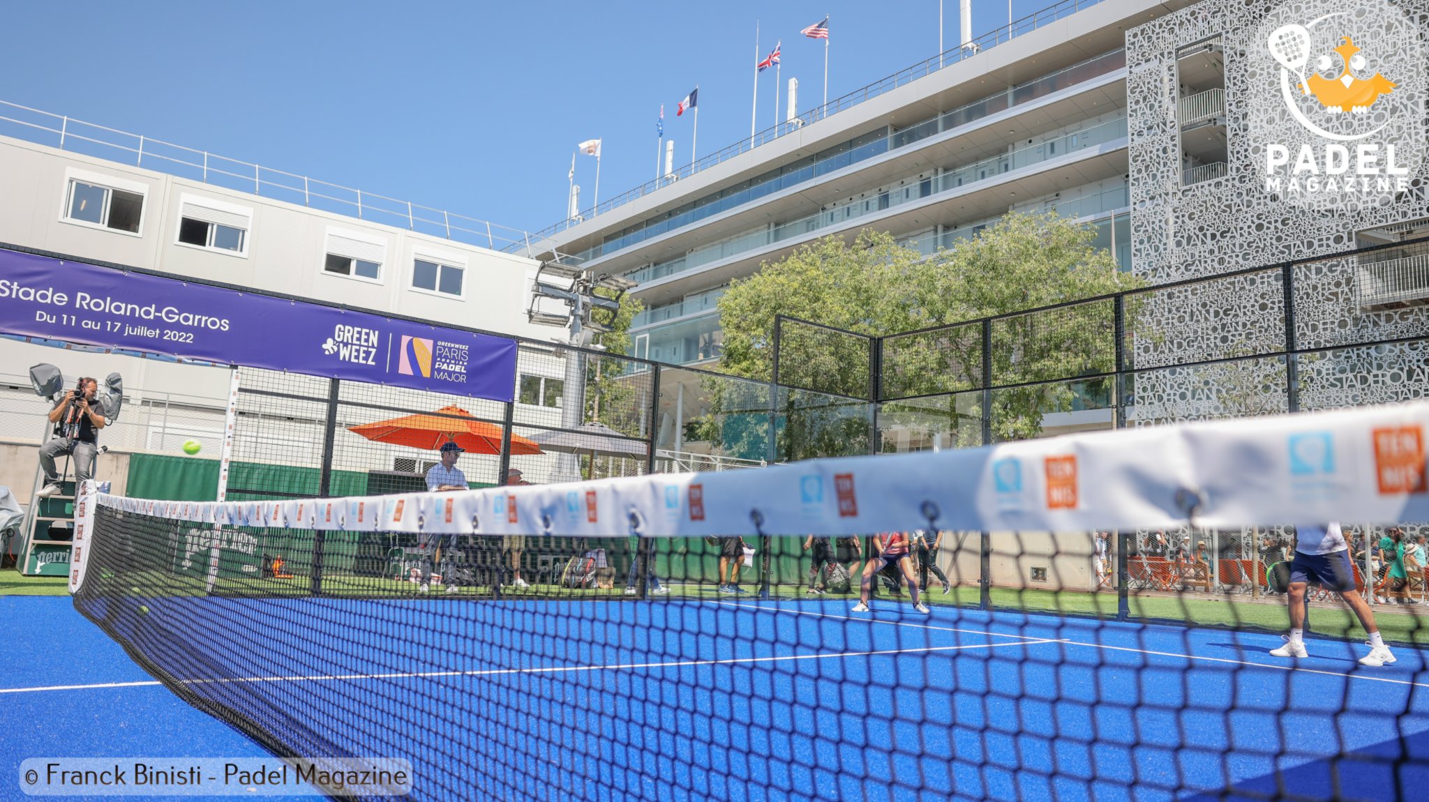 Roland-Garros valmistelee Greenweez Paris Premier Padel Major