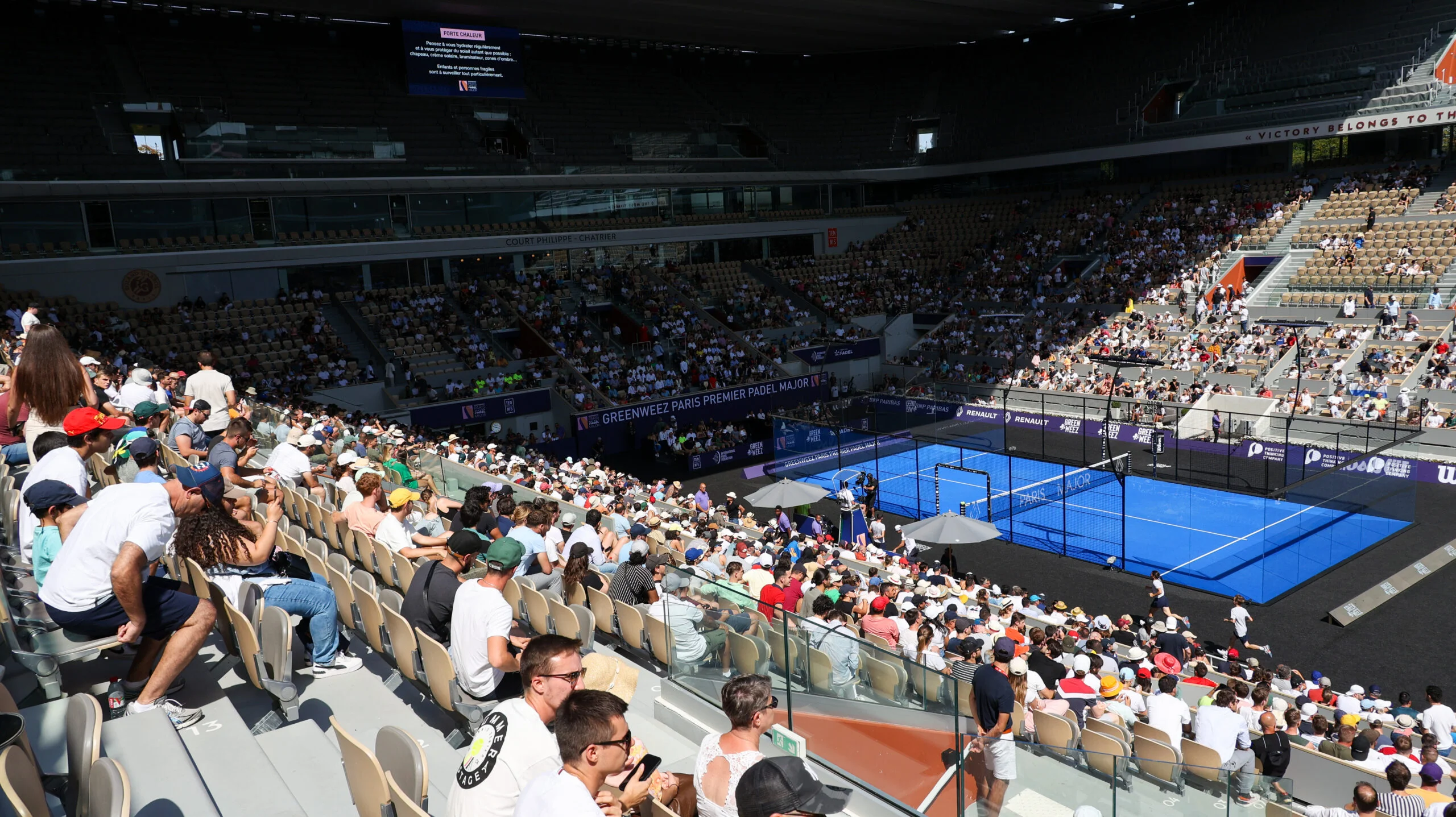 pubblico di Roland Garros padel