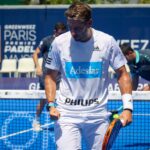 Alex Ruiz amb el puny tancat Roland Garros 2022