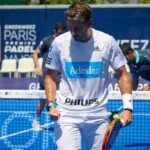 Alex Ruiz zacisnął pięść Roland Garros 2022