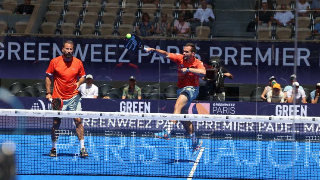 Bastien-Blanque-volee-Adrien-Maigret-16th-greenweez-Paryż-Premier-Padel-Poważny