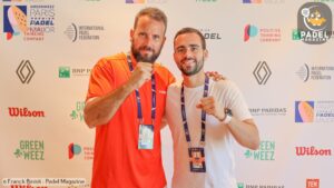 Blanqué Maigret poing serré premier padel paris major 2022