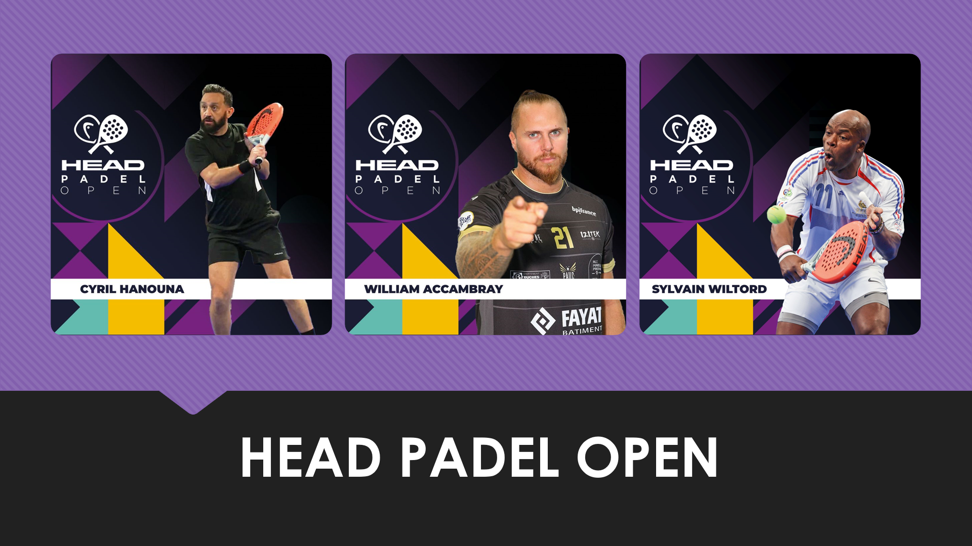 Visuell presentation Head Padel Open P500