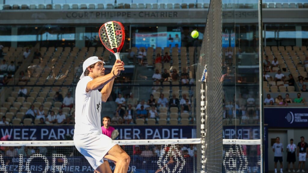 Juan-Lebron-pala-babolat-Paryż-pierwszy-padel-2022