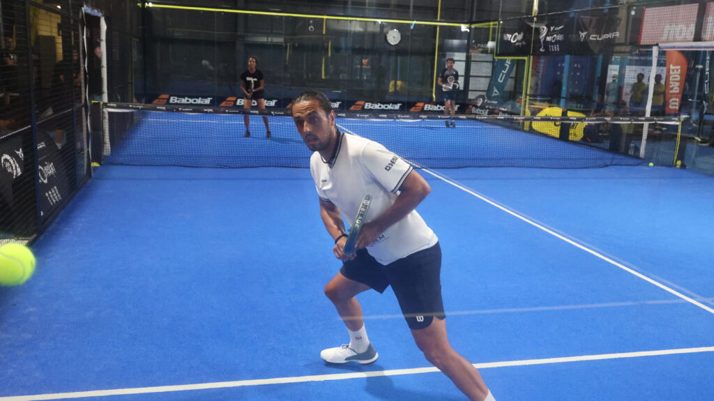 Pablo-Lijo-mecz-wystawa-Cupra-Padel-Point-Wieża-Bordeaux