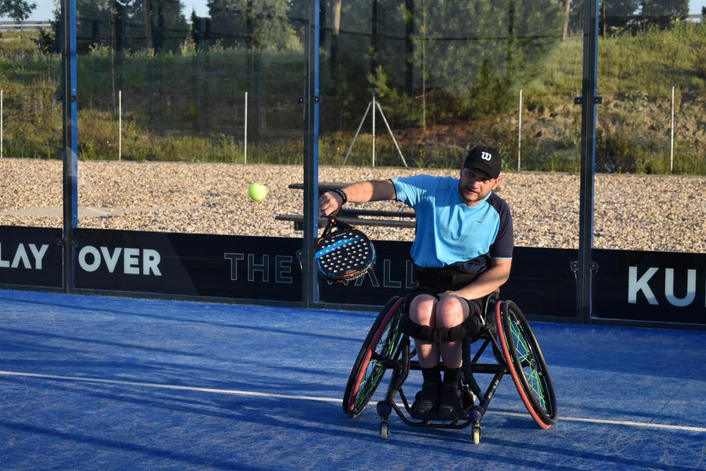 Sebastien Husser-Walther padel Stuhl