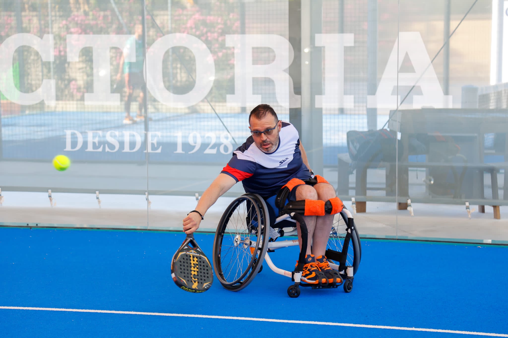 An international exhibition tournament of padel-armchair at Le Mans!