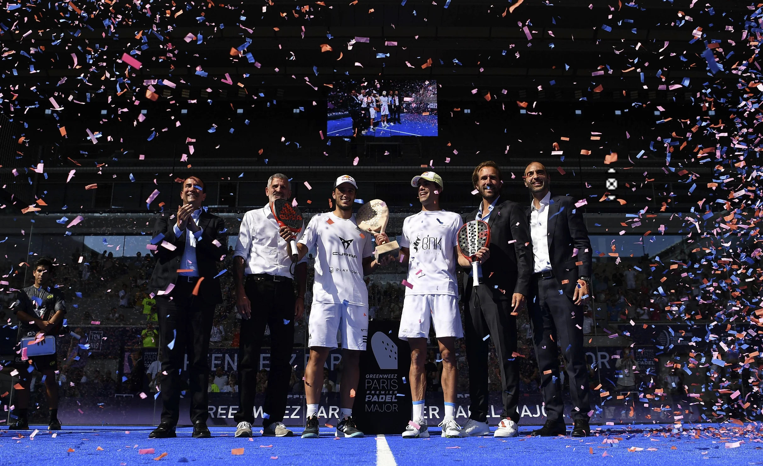 Alejandro Galán et Juan Lebrón, vainqueurs du Greenweez Paris Premier Padel Major